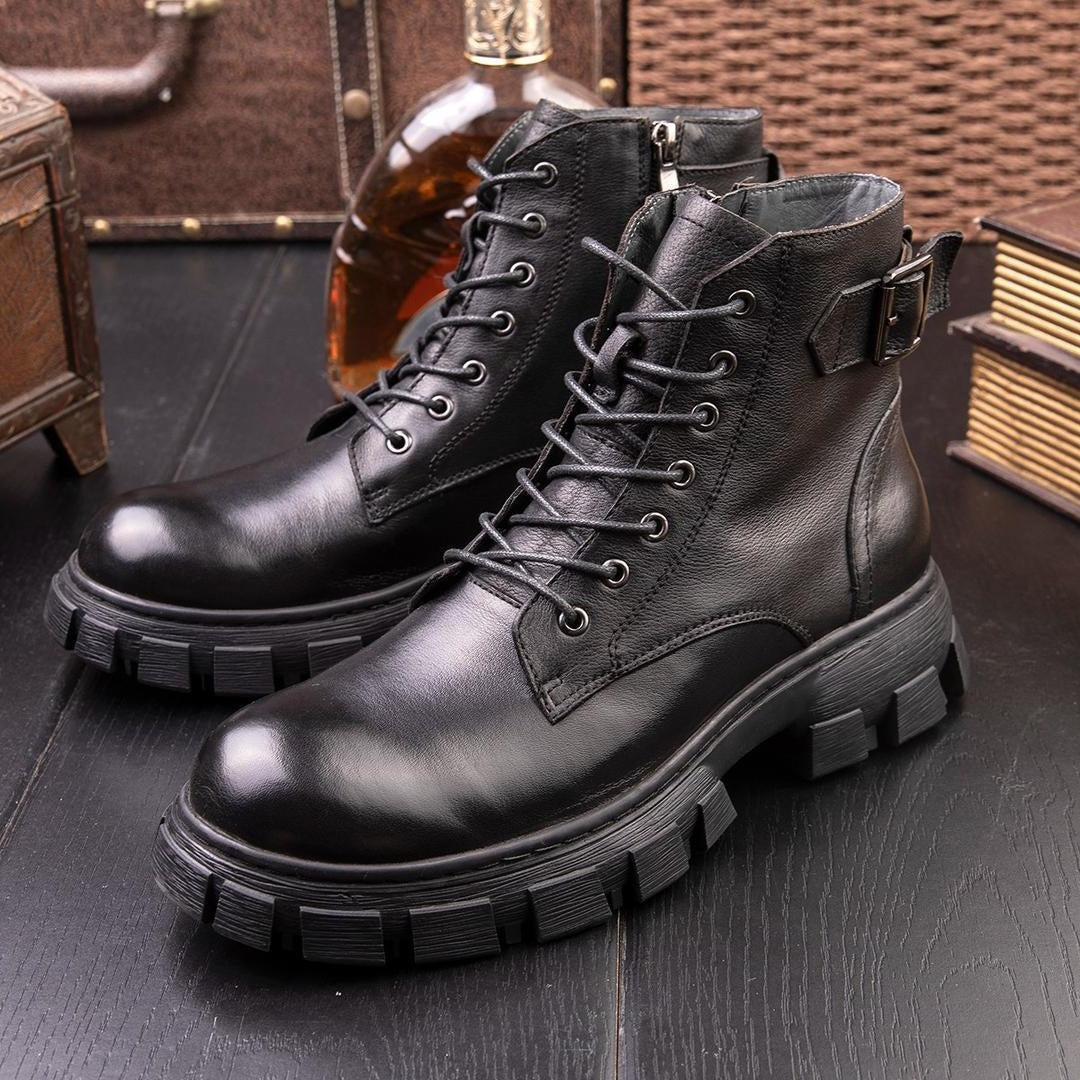 Handmade Zipper Martin Boots