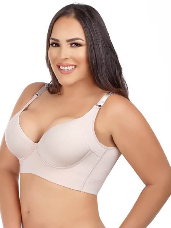 No More Pesky Bra Rolls - Side Compression Full Coverage Bra (Buy 1 Get 1 Free)