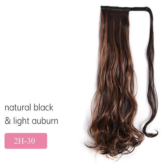 Long Silky Straight Clip In Synthetic Wig