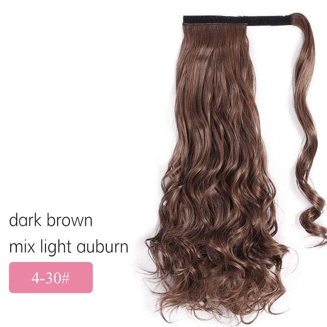 Long Silky Straight Clip In Synthetic Wig