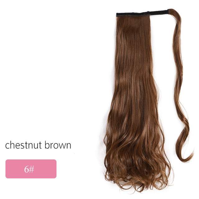 Long Silky Straight Clip In Synthetic Wig