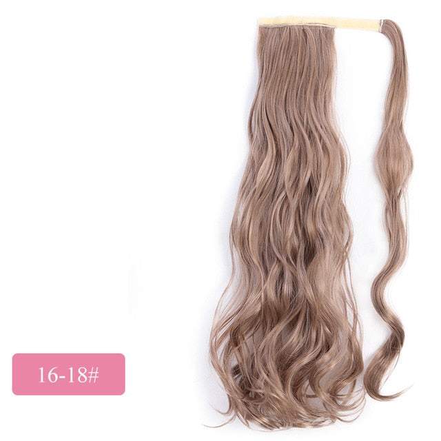 Long Silky Straight Clip In Synthetic Wig