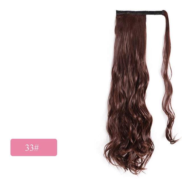 Long Silky Straight Clip In Synthetic Wig