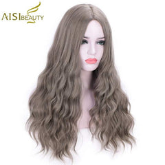 Synthetic Long Wavy Natural Wigs