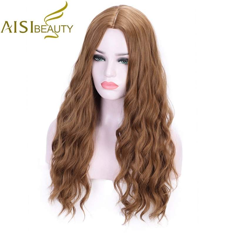 Synthetic Long Wavy Natural Wigs