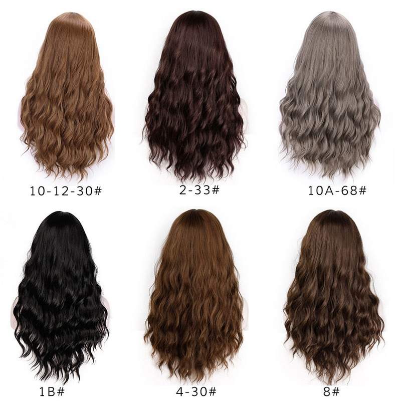 Synthetic Long Wavy Natural Wigs