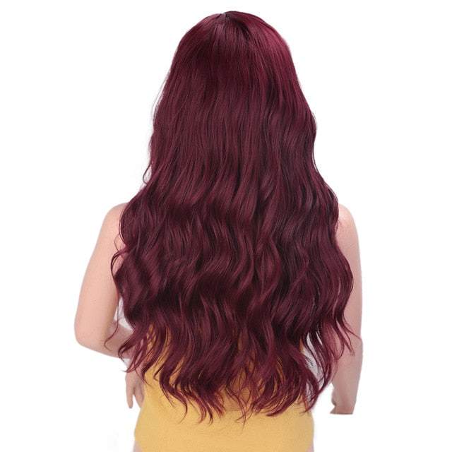 Synthetic Long Wavy Natural Wigs