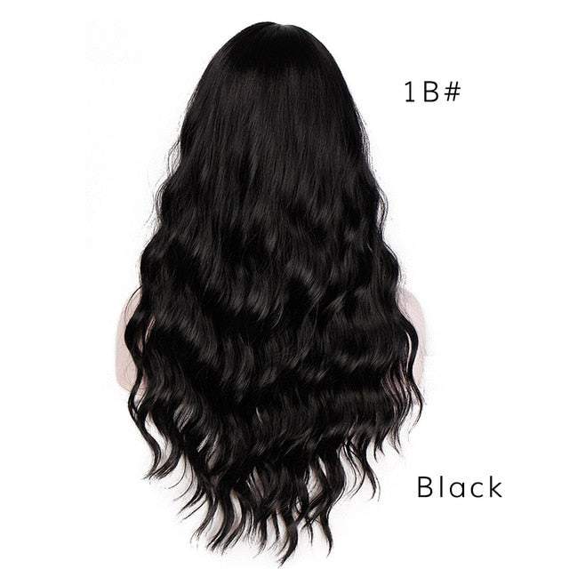 Synthetic Long Wavy Natural Wigs