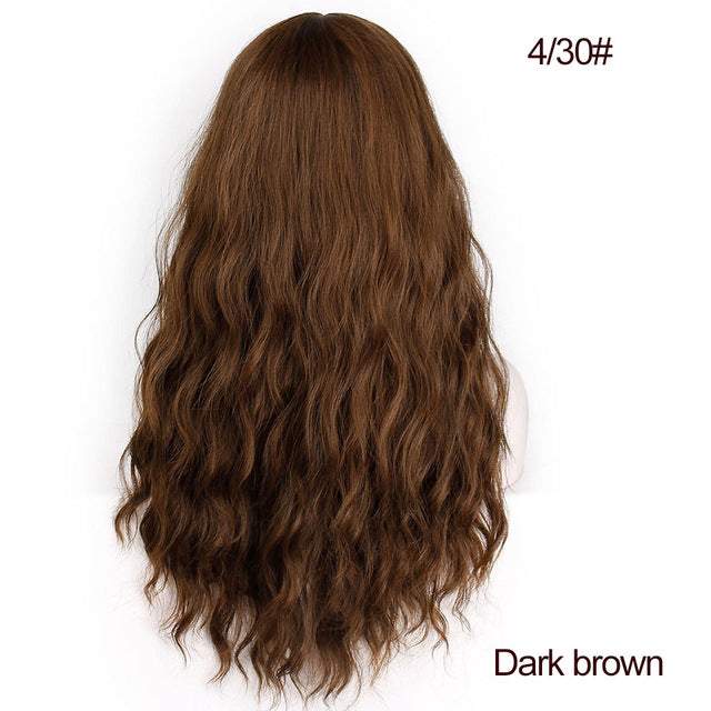 Synthetic Long Wavy Natural Wigs