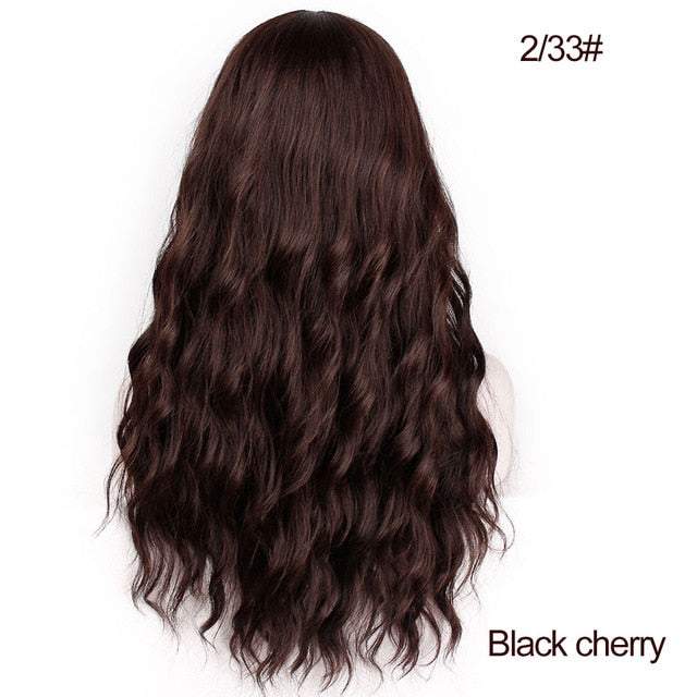 Synthetic Long Wavy Natural Wigs