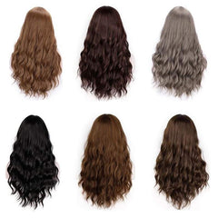 Synthetic Long Wavy Natural Wigs