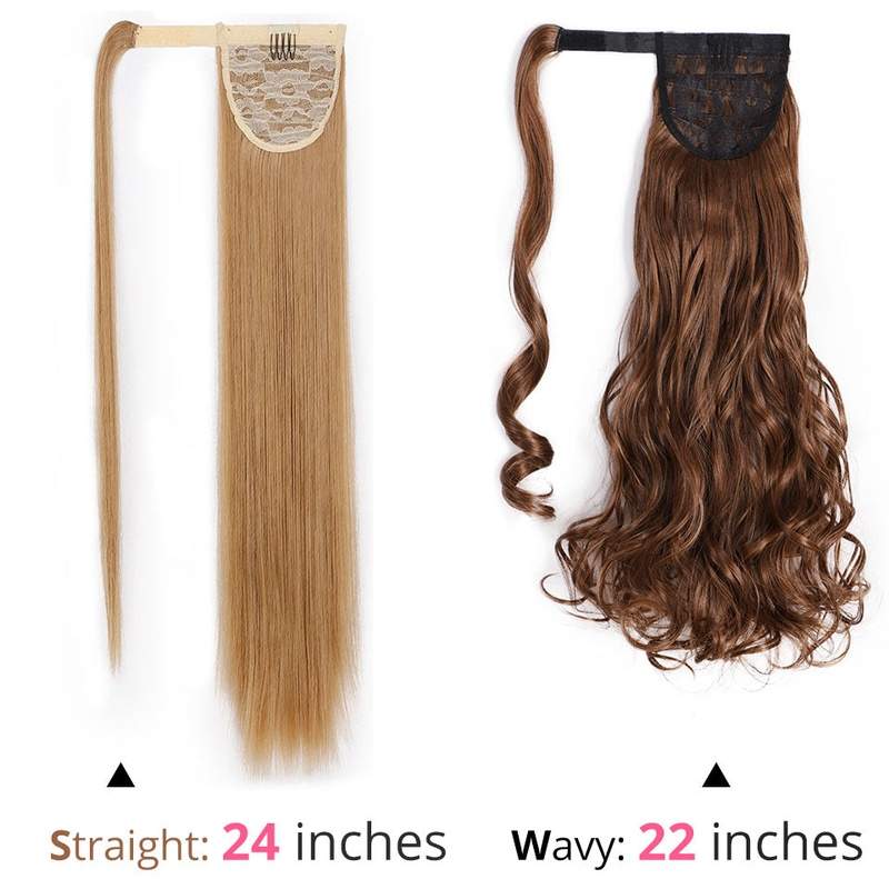 Long Silky Straight Clip In Synthetic Wig