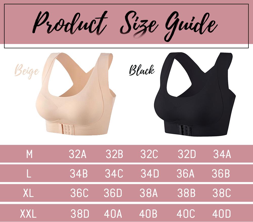 Seamless Front Buckle Support Bra