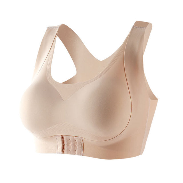 Seamless Front Buckle Support Bra