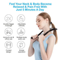 Neck Massager Ergonomic Handle Design